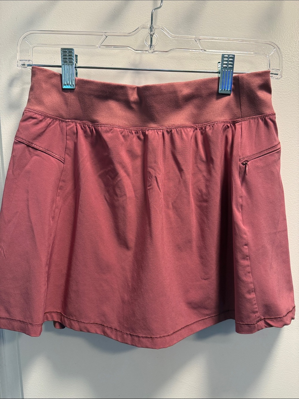 all in motion girls rose pink athletic skort with pocket